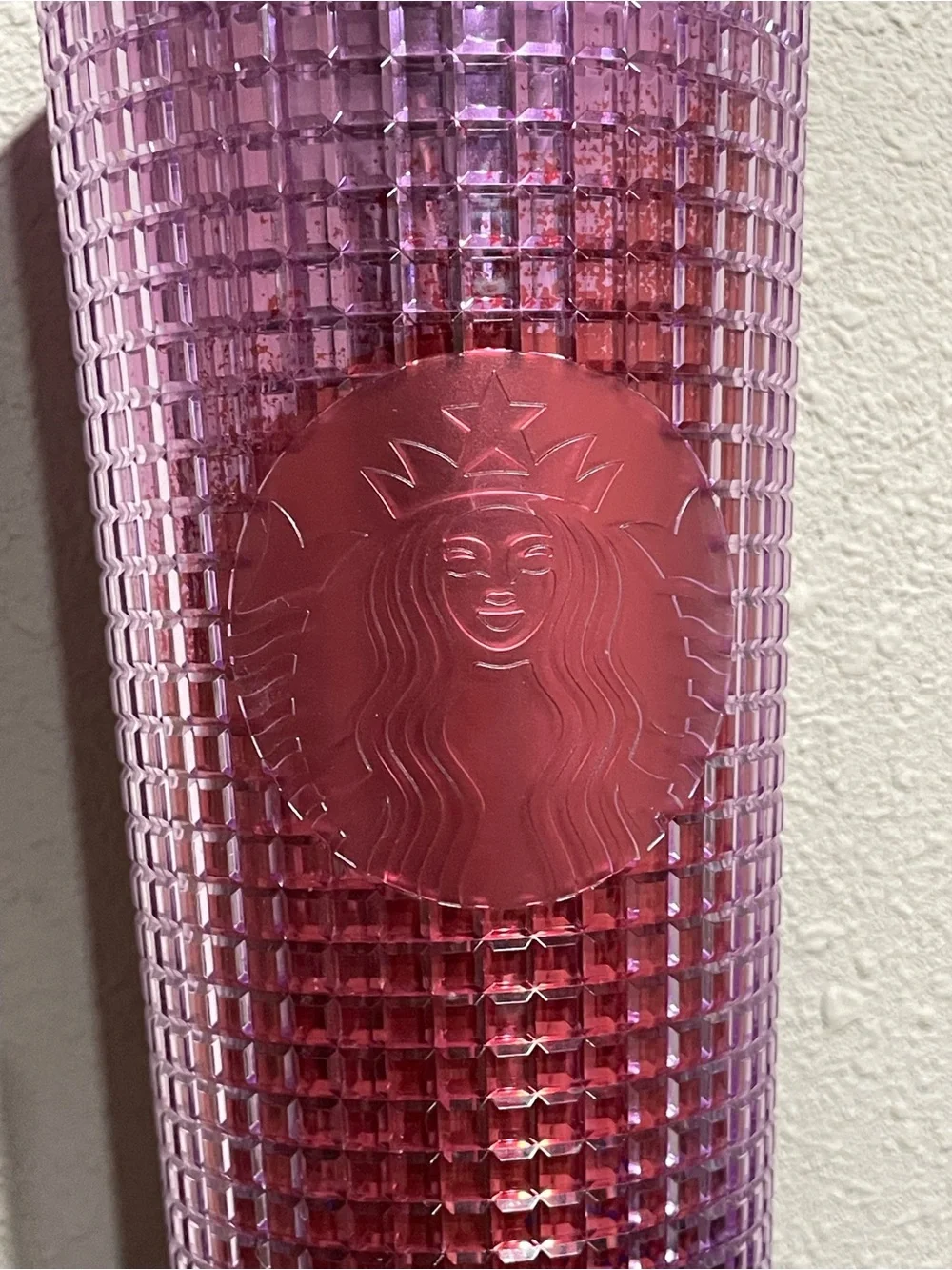 Starbucks Purple to Pink Studded Tumbler with Straw